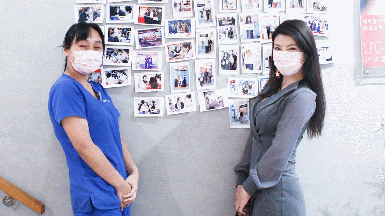 身型改善，笑容也美麗