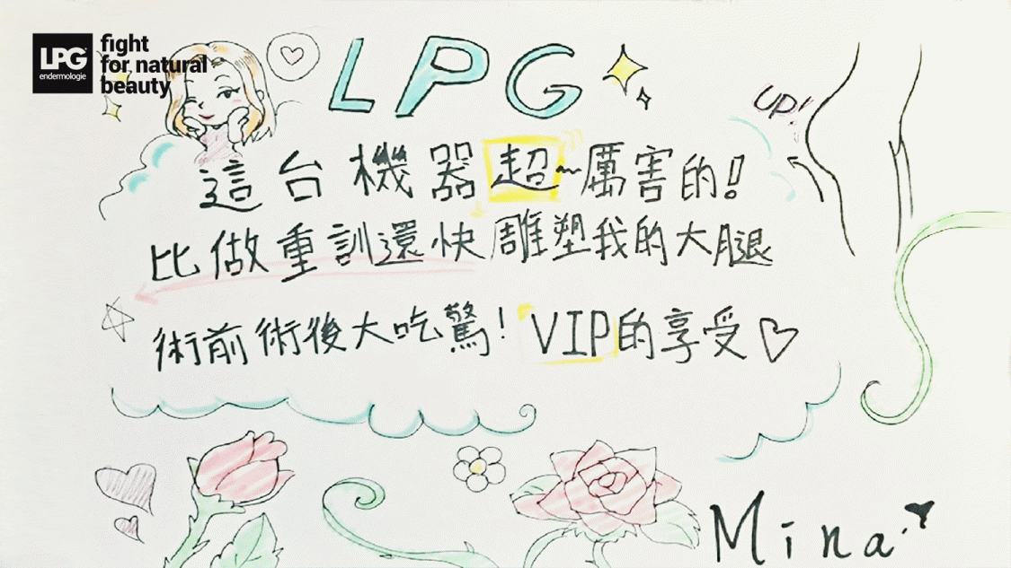 如果您也希望擁有完美的線條和更美麗的笑容,快來體驗LPG法式體雕吧!